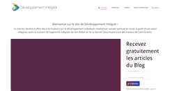 Desktop Screenshot of developpementintegral.com